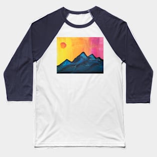 ocean mountain sunset Baseball T-Shirt